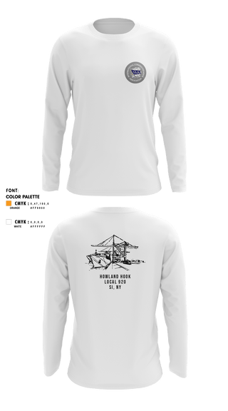 Long Sleeve Performance Shirt, Howland Hook Marine Terminal, , Teamtime, Team time, sublimation, custom sports apparel, team uniforms, spirit wear, spiritwear, sports uniforms, custom shirts, team store, custom team store, fundraiser sports, apparel fundraiser