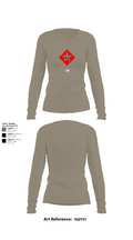 1/6 58710445 Women's Long Sleeve V-neck Shirt -1 62