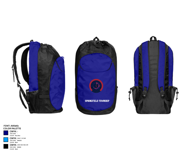Gear Bag, Springfield Township, , Teamtime, Team time, sublimation, custom sports apparel, team uniforms, spirit wear, spiritwear, sports uniforms, custom shirts, team store, custom team store, fundraiser sports, apparel fundraiser