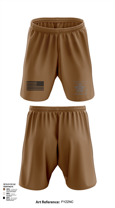 Broward Fraternal Order of Police 91005967 Athletic Shorts With Pockets - 117