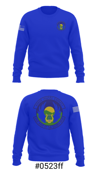 Crew Neck Sweatshirt, USAF Band of the Golden West, , Teamtime, Team time, sublimation, custom sports apparel, team uniforms, spirit wear, spiritwear, sports uniforms, custom shirts, team store, custom team store, fundraiser sports, apparel fundraiser