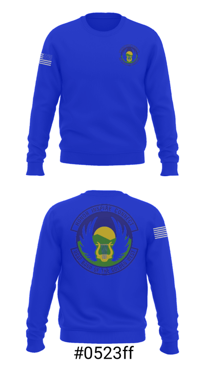 USAF Band of the Golden West 2568323 Crew Neck Sweatshirt - 2