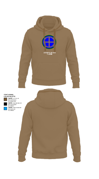 Hoodie, A co 935th ASB 3rd Platoon, National Guard, Teamtime, Team time, sublimation, custom sports apparel, team uniforms, spirit wear, spiritwear, sports uniforms, custom shirts, team store, custom team store, fundraiser sports, apparel fundraiser
