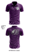 Douglass Junior High School Basketball 71723595 Short Sleeve Performance Polo - 1