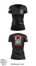 undefined Women's Short Sleeve V-neck Shirt - 3