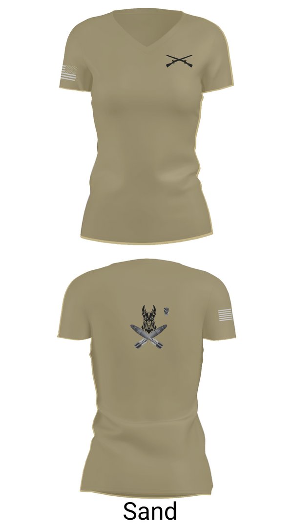 Womens Short Sleeve Vneck Shirt, Dog Mortars, , Teamtime, Team time, sublimation, custom sports apparel, team uniforms, spirit wear, spiritwear, sports uniforms, custom shirts, team store, custom team store, fundraiser sports, apparel fundraiser