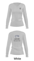 EMPIRE First protection service agent 86384889 Women's Long Sleeve V-neck Shirt - 16