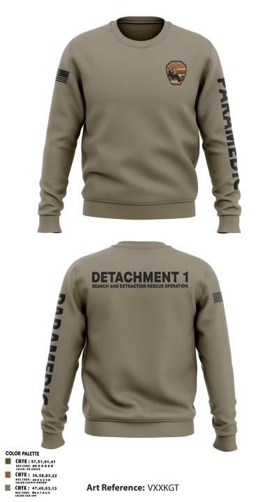 Detachment 1 27221981 Crew Neck Sweatshirt - 15
