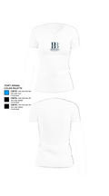 BB PROPERTY DEVELOPMENT 19213306 Women's Short Sleeve V-neck Shirt - 18
