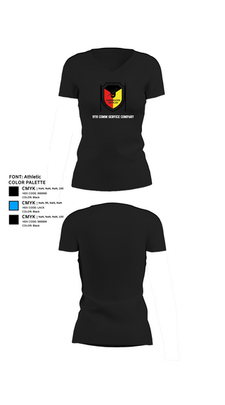 Womens Short Sleeve Vneck Shirt, 9th Comm Service company, Marines, Teamtime, Team time, sublimation, custom sports apparel, team uniforms, spirit wear, spiritwear, sports uniforms, custom shirts, team store, custom team store, fundraiser sports, apparel fundraiser