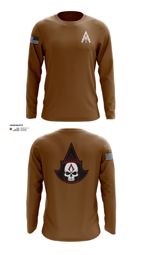 Long Sleeve Performance Shirt, A Co. 1-3 AB, Army, Teamtime, Team time, sublimation, custom sports apparel, team uniforms, spirit wear, spiritwear, sports uniforms, custom shirts, team store, custom team store, fundraiser sports, apparel fundraiser