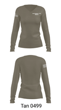 Ice Company, 1-32 Infantry 87671001 Women's Long Sleeve V-neck Shirt - 77