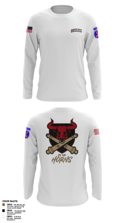 BRAVO BULLS 37560351 Long Sleeve Performance Polo - 5
