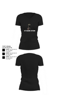 1st marine divison 61808262 Women's Short Sleeve V-neck Shirt - 24