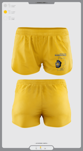 Womens Shorts, Wiesbaden warriors, Wrestling, Teamtime, Team time, sublimation, custom sports apparel, team uniforms, spirit wear, spiritwear, sports uniforms, custom shirts, team store, custom team store, fundraiser sports, apparel fundraiser