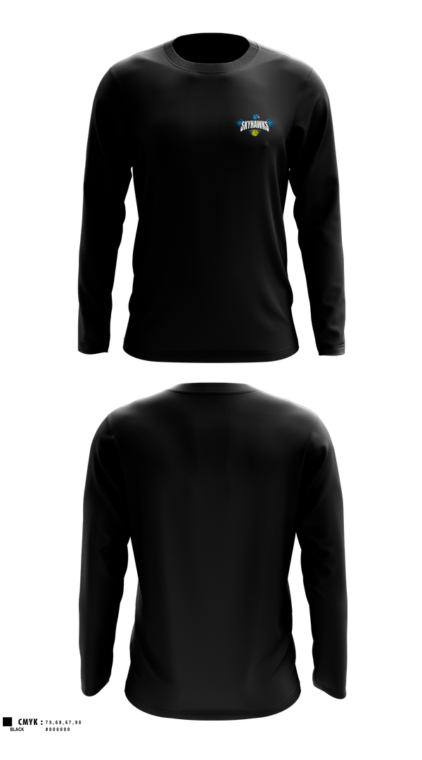 Long Sleeve Performance Shirt, Barrie North Winter Tennis, Tennis, Teamtime, Team time, sublimation, custom sports apparel, team uniforms, spirit wear, spiritwear, sports uniforms, custom shirts, team store, custom team store, fundraiser sports, apparel fundraiser
