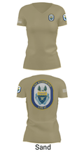 USS RUSHMORE 78932182 Women's Short Sleeve V-neck Shirt - 84