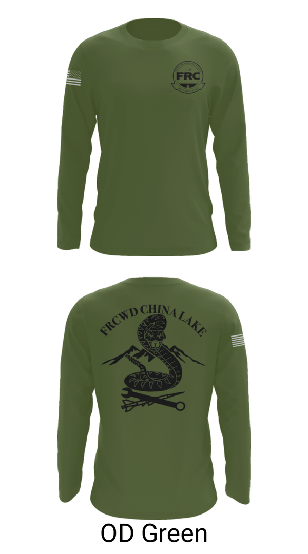 Long Sleeve Performance Shirt, FRCW Det China Lake, Navy, Teamtime, Team time, sublimation, custom sports apparel, team uniforms, spirit wear, spiritwear, sports uniforms, custom shirts, team store, custom team store, fundraiser sports, apparel fundraiser