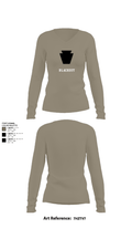 Blackout 17717609 Women's Long Sleeve V-neck Shirt - 59