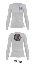 Mount Gilead High School Wrestling 55730415 Women's Long Sleeve V-neck Shirt -1 16
