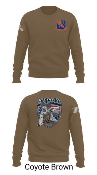 Crew Neck Sweatshirt, BCO, 1163D TFSB, Army, Teamtime, Team time, sublimation, custom sports apparel, team uniforms, spirit wear, spiritwear, sports uniforms, custom shirts, team store, custom team store, fundraiser sports, apparel fundraiser