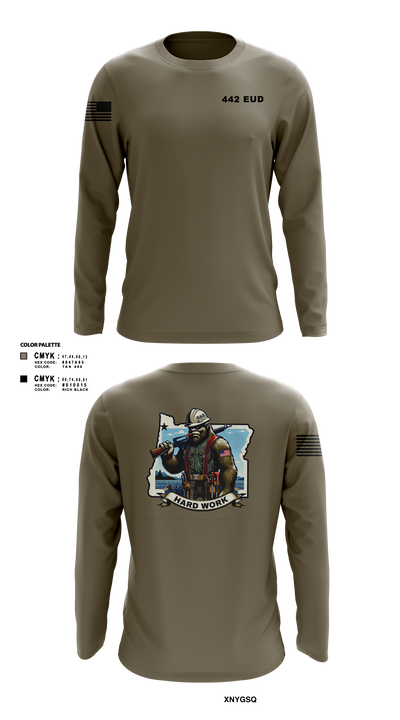 442 EUD 43184922 Long Sleeve Performance Shirt 182