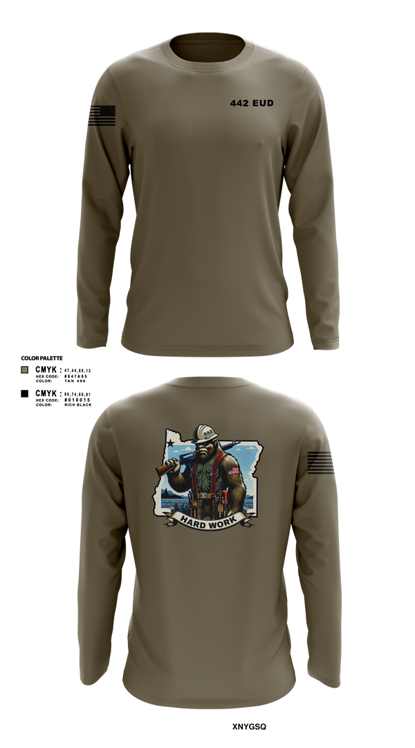 Long Sleeve Performance Shirt, 442 EUD, National Guard, Teamtime, Team time, sublimation, custom sports apparel, team uniforms, spirit wear, spiritwear, sports uniforms, custom shirts, team store, custom team store, fundraiser sports, apparel fundraiser