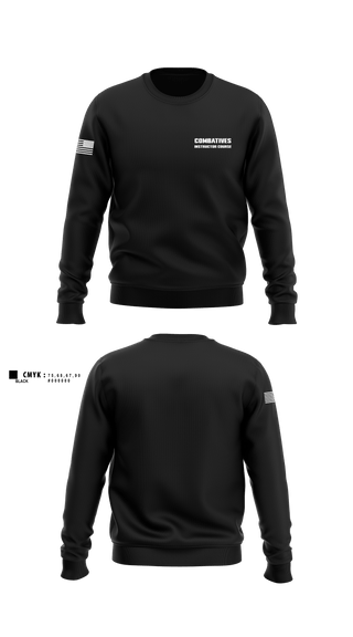 Crew Neck Sweatshirt, Combatives instructor course, Army, Teamtime, Team time, sublimation, custom sports apparel, team uniforms, spirit wear, spiritwear, sports uniforms, custom shirts, team store, custom team store, fundraiser sports, apparel fundraiser