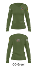 India Company 3-15 33818520 Women's Long Sleeve V-neck Shirt - 32