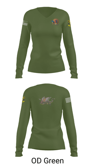 Women's Long Sleeve Vneck Shirt, India Company 3-15, , Teamtime, Team time, sublimation, custom sports apparel, team uniforms, spirit wear, spiritwear, sports uniforms, custom shirts, team store, custom team store, fundraiser sports, apparel fundraiser