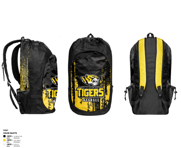 Gear Bag, Halls Junior High School, Softball, Teamtime, Team time, sublimation, custom sports apparel, team uniforms, spirit wear, spiritwear, sports uniforms, custom shirts, team store, custom team store, fundraiser sports, apparel fundraiser