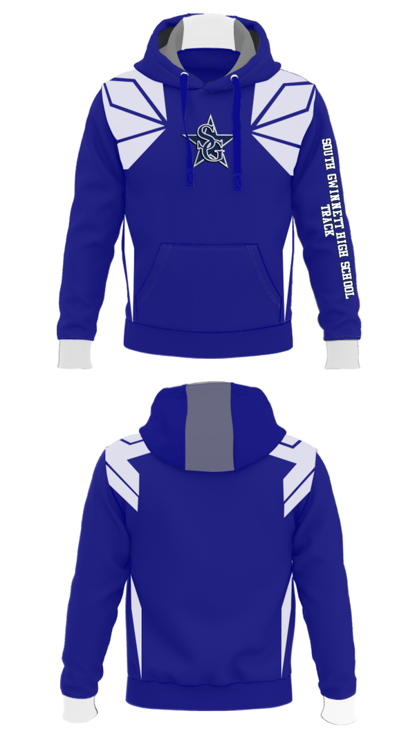 Hoodie, South Gwinnett High School Track, Track & Field, Teamtime, Team time, sublimation, custom sports apparel, team uniforms, spirit wear, spiritwear, sports uniforms, custom shirts, team store, custom team store, fundraiser sports, apparel fundraiser