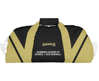 Duffle Bag, Hammond Academy Of Science & Tech Baseball, Baseball, Teamtime, Team time, sublimation, custom sports apparel, team uniforms, spirit wear, spiritwear, sports uniforms, custom shirts, team store, custom team store, fundraiser sports, apparel fundraiser