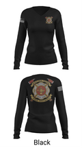 Boulder creek fire 92680239 Women's Long Sleeve V-neck Shirt - 37