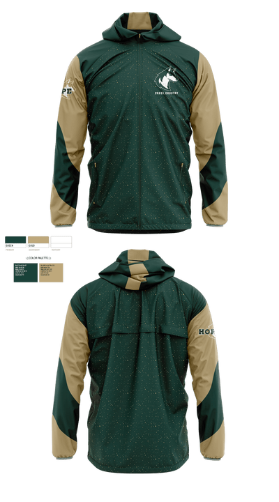 Hope Christian High School Cross Country 92431725 Windbreaker - 1