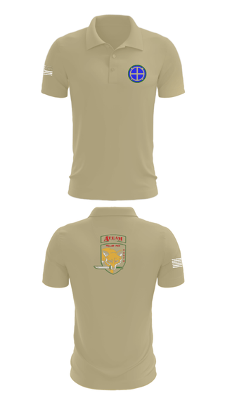 Short Sleeve Performance Polo, A co 935th ASB 3rd Platoon, National Guard, Teamtime, Team time, sublimation, custom sports apparel, team uniforms, spirit wear, spiritwear, sports uniforms, custom shirts, team store, custom team store, fundraiser sports, apparel fundraiser