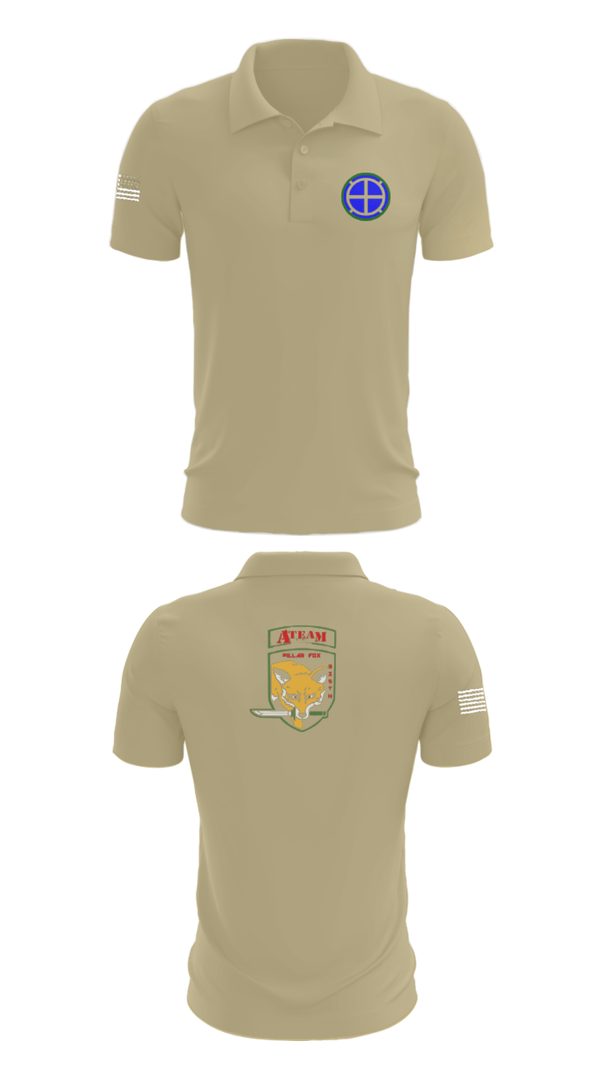 Short Sleeve Performance Polo, A co 935th ASB 3rd Platoon, National Guard, Teamtime, Team time, sublimation, custom sports apparel, team uniforms, spirit wear, spiritwear, sports uniforms, custom shirts, team store, custom team store, fundraiser sports, apparel fundraiser
