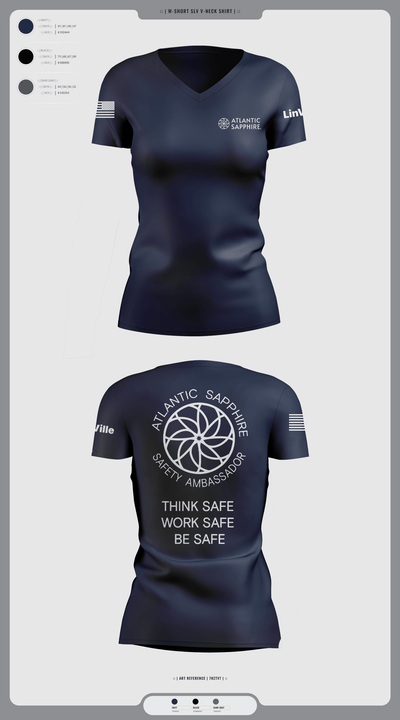 undefined Women's Short Sleeve V-neck Shirt - 1