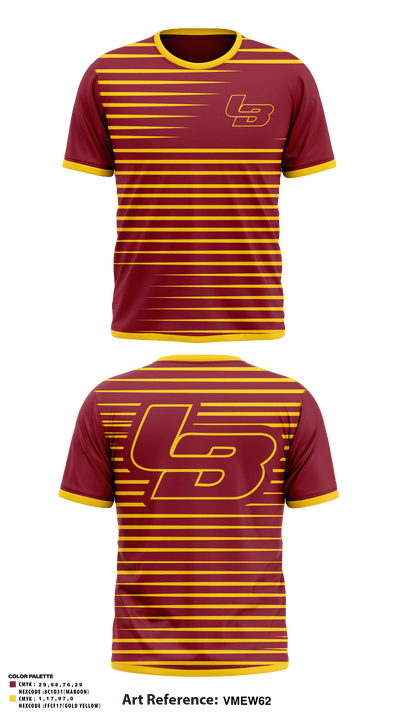 Los Banos High School Cross Country 74839539 Short Sleeve Performance Shirt - 1