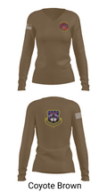 18th Civil Engineer Sq 16375952 Women's Long Sleeve V-neck Shirt - 17
