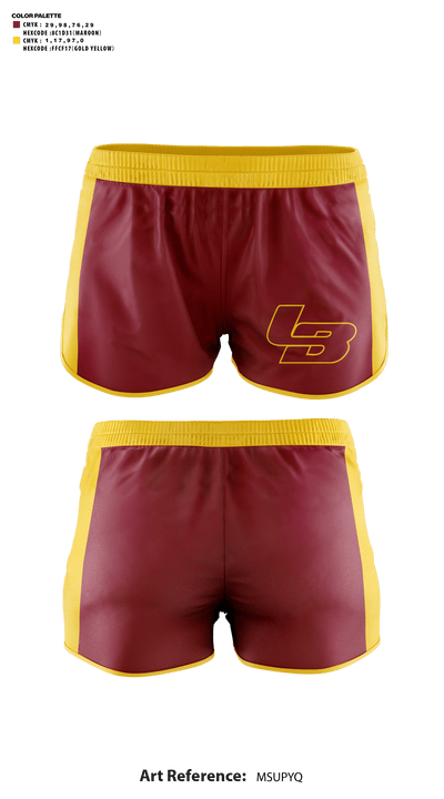 Los Banos High School Cross Country 74839539 Women's Shorts - 1