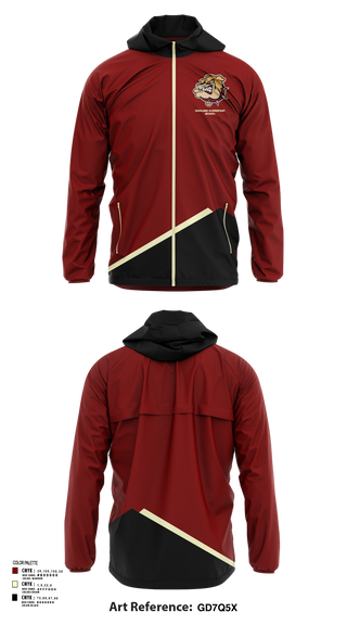 Windbreaker, Highland Elementary School, Spirit Store, Teamtime, Team time, sublimation, custom sports apparel, team uniforms, spirit wear, spiritwear, sports uniforms, custom shirts, team store, custom team store, fundraiser sports, apparel fundraiser