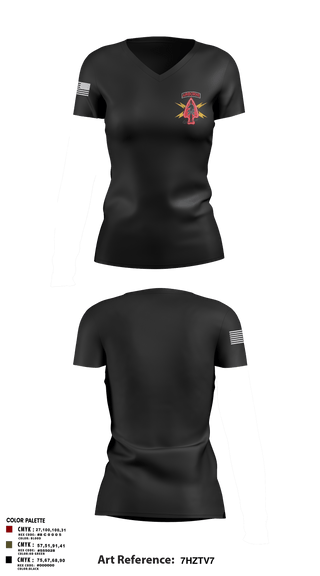 Womens Short Sleeve Vneck Shirt, USASOC, Army, Teamtime, Team time, sublimation, custom sports apparel, team uniforms, spirit wear, spiritwear, sports uniforms, custom shirts, team store, custom team store, fundraiser sports, apparel fundraiser