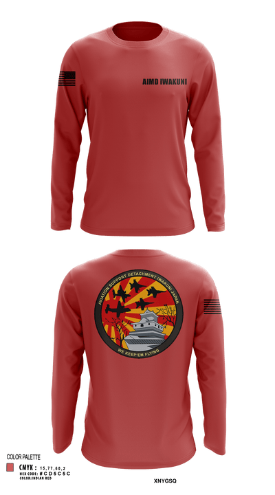 AIMD Iwakuni 92315033 Long Sleeve Performance Shirt 126