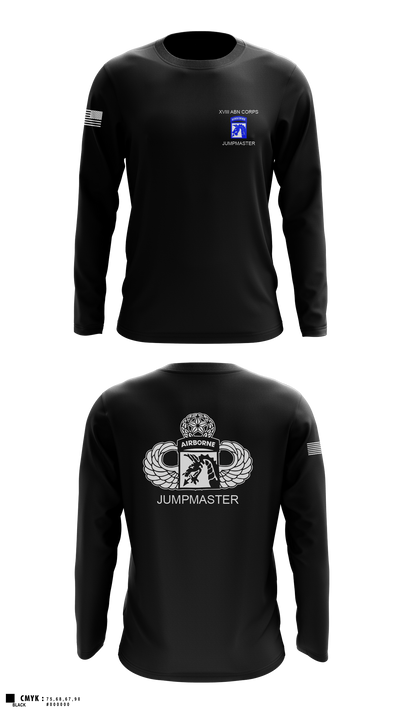 112th Signal Jumpmaster 13242018 Long Sleeve Performance Shirt 3