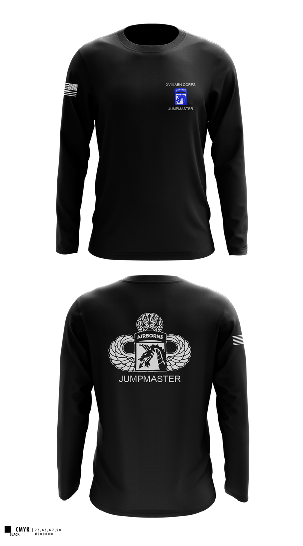 Long Sleeve Performance Shirt, 112th Signal Jumpmaster, Army, Teamtime, Team time, sublimation, custom sports apparel, team uniforms, spirit wear, spiritwear, sports uniforms, custom shirts, team store, custom team store, fundraiser sports, apparel fundraiser