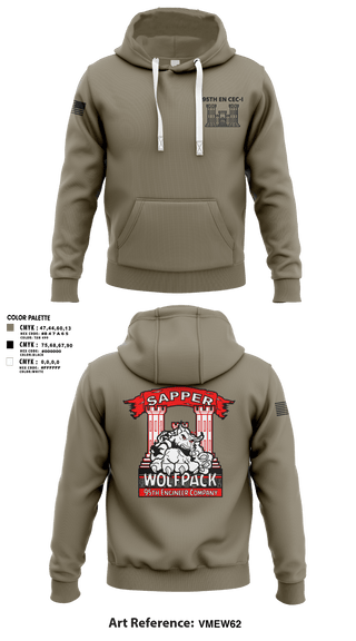 Hoodie, 95TH EN, Army, Teamtime, Team time, sublimation, custom sports apparel, team uniforms, spirit wear, spiritwear, sports uniforms, custom shirts, team store, custom team store, fundraiser sports, apparel fundraiser
