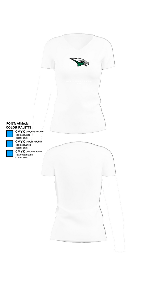 Womens Short Sleeve Vneck Shirt, Skutt Catholic High School Cheer, Cheer, Teamtime, Team time, sublimation, custom sports apparel, team uniforms, spirit wear, spiritwear, sports uniforms, custom shirts, team store, custom team store, fundraiser sports, apparel fundraiser