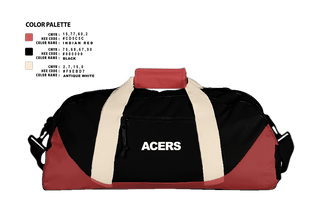 Duffle Bag, Acers, , Teamtime, Team time, sublimation, custom sports apparel, team uniforms, spirit wear, spiritwear, sports uniforms, custom shirts, team store, custom team store, fundraiser sports, apparel fundraiser