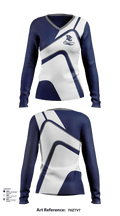 Dassel-Cokato Middle School 77089651 Women's Long Sleeve V-neck Shirt - 124